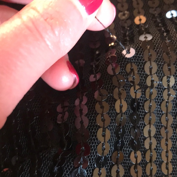 Forever 21 Black Sequin Sparkle Party Dress - Picture 3 of 8